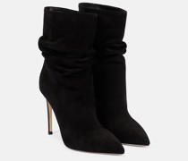 Ankle Boots aus Veloursleder