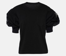 Sacai T-Shirt aus Baumwoll-Jersey