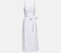 Midikleid aus einem Leinengemisch