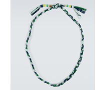 Halskette Bandana mit Zierperlen