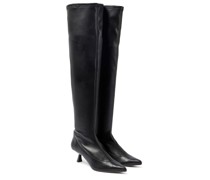 Souliers Martinez Overknee-Stiefel Latina aus Lederimitat