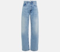 Frame High-Rise Wide-Leg Jeans