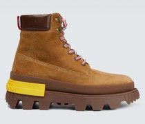 Moncler Schnuerstiefel Mon Corp aus Veloursleder