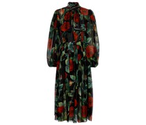 Dolce&Gabbana Maxikleid aus Seiden-Georgette