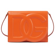 Dolce&Gabbana Schultertasche DG aus Leder