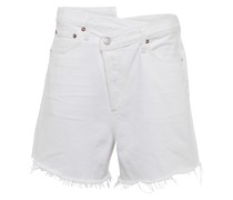 Agolde Shorts Criss Cross aus Denim