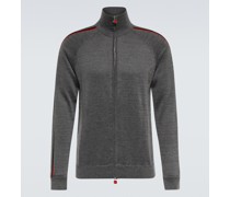 Cardigan aus Kaschmir und Seide
