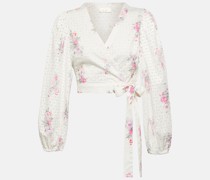 LoveShackFancy Cropped-Top Kinza aus Baumwolle