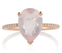 Persee Ring aus 18kt Rosegold mit Topas