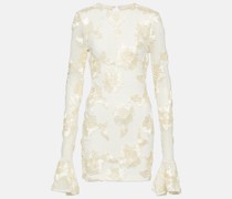 Rotate Birger Christensen Besticktes Minikleid