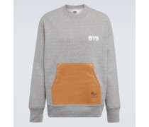 Junya Watanabe Sweatshirt mit Leder