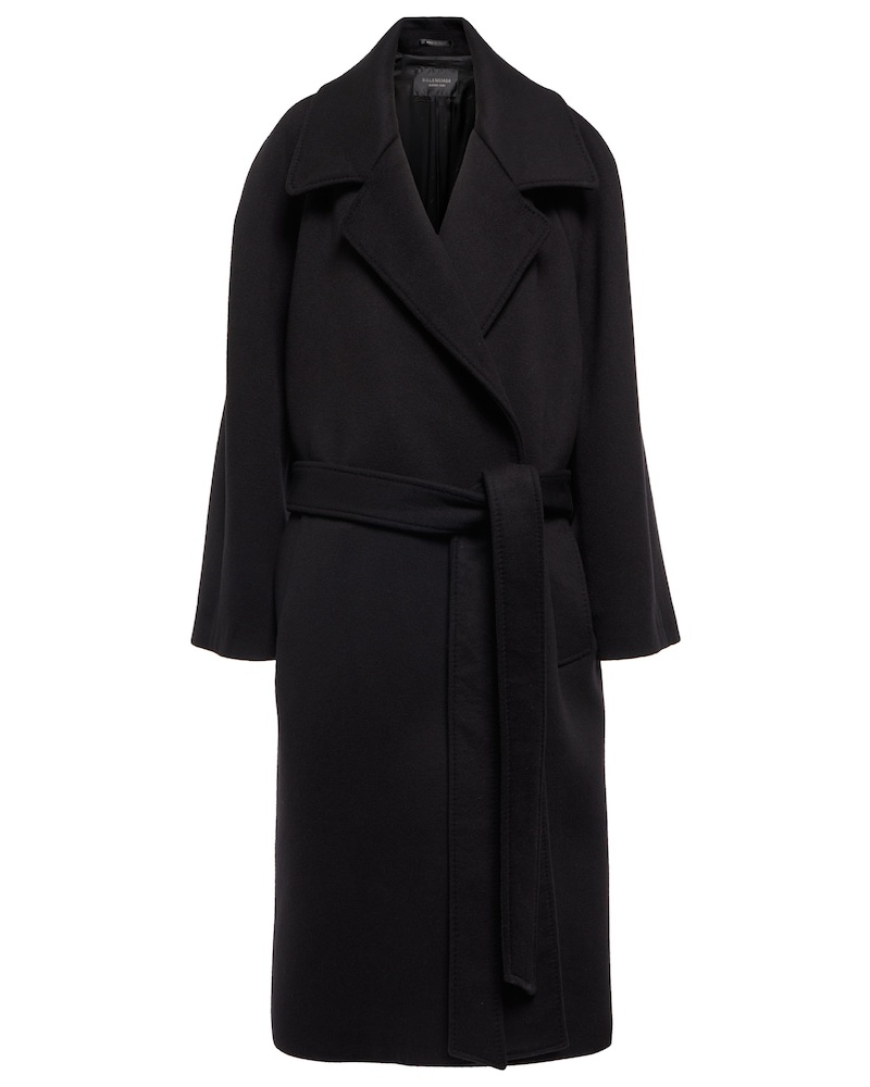 Balenciaga Damen Balenciaga Mantel aus Kaschmir und Wolle Balenciaga Damen Balenciaga Mantel aus Kaschmir und Wolle