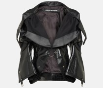Jacke aus Lederimitat