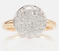 Pomellato Sabbia Ring aus 18kt Rosegold mit Diamanten