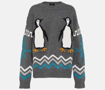 Alanui Pullover For The Love Of Penguins aus Schurwolle