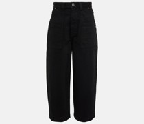 High-Rise Cropped Jeans Hewley