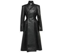 Balenciaga Mantel Flare Hourglass aus Leder
