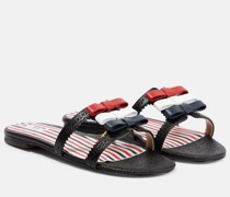Thom Browne Pantoletten aus Leder