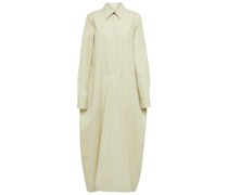 Jil Sander Hemdblusenkleid aus Baumwolle