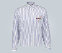Prada Gestreiftes Hemd aus Baumwolle