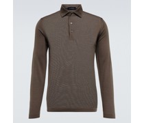 Thom Sweeney Poloshirt aus Wolle