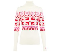 Perfect Moment Ski-Pullover Nordic aus Wolle