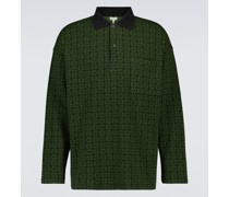 Loewe Jacquard-Polopullover aus Baumwolle