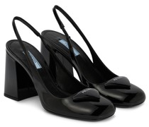 Prada Slingback-Pumps aus Lackleder