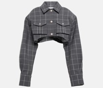 The Mannei Cropped-Jacke Pavlle aus Baumwolle