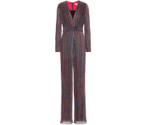 Simkhai Gestreifter Jumpsuit aus Lame