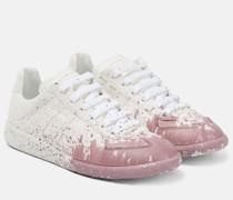 Maison Margiela Bedruckte Sneakers aus Leder