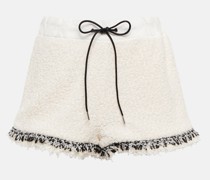 Sacai Shorts aus Tweed