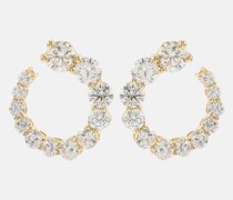 Ohrringe Aria Earwrap aus 18kt Gelbgold mit Diamanten
