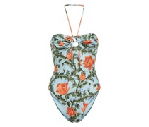 Agua by Agua Bendita Bedruckter Badeanzug Peonia