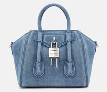 Givenchy Tote Antigona Lock Mini aus Denim