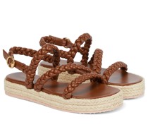 Gianvito Rossi Espadrille-Sandalen Playa aus Leder