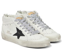 Golden Goose Sneakers Mid Star aus Leder