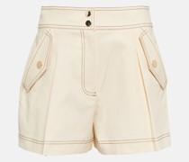 High-Rise Shorts Keita aus Baumwolle