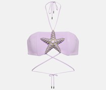 David Koma Verziertes Cropped-Top