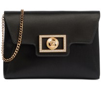 Versace Verzierte Clutch La Medusa aus Satin