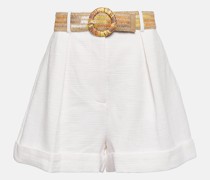 Zimmermann High-Rise-Shorts Devi aus Baumwolle