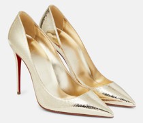 Christian Louboutin Pumps Kate 100 aus Metallic-Leder