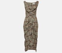 Vivienne Westwood Midikleid Panther aus Crepe