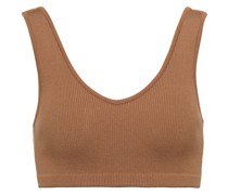 Zeynep Arcay Cropped-Top aus Rippstrick