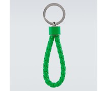 Schlüsselanhänger aus Intrecciato-Leder