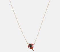 Aliita Halskette Flotadora aus 9kt Gelbgold mit Emaille