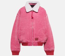 Collegejacke aus Baumwoll-Canvas