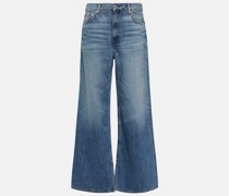 Re/Done Low-Rise Wide-Leg Jeans Low Rider