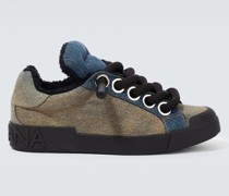 Sneakers Portofino aus Denim