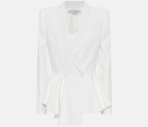 Alexander McQueen Blazer aus Crepe